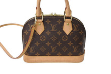 画像をギャラリービューアに読み込む, LOUIS VUITTON ルイヴィトン アルマBB ハンドバッグ M53152 ショルダー 2WAY モノグラムキャンバス PVC レザー 美品 中古 66612