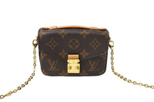画像をギャラリービューアに読み込む, 極美品 LouisVuitton ルイヴィトン マイクロメティス ショルダーバッグ M81267 MB1267 モノグラムキャンバス ブラウン 中古 66614