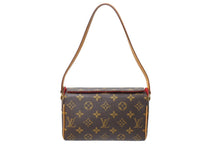 画像をギャラリービューアに読み込む, LOUIS VUITTON ルイヴィトン ハンドバッグ レシタル モノグラムキャンバス M51900 ブラウン 美品 中古 66615