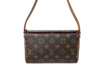 画像をギャラリービューアに読み込む, LOUIS VUITTON ルイヴィトン ハンドバッグ レシタル モノグラムキャンバス M51900 ブラウン 美品 中古 66615