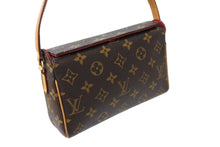 画像をギャラリービューアに読み込む, LOUIS VUITTON ルイヴィトン ハンドバッグ レシタル モノグラムキャンバス M51900 ブラウン 美品 中古 66615