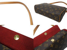 画像をギャラリービューアに読み込む, LOUIS VUITTON ルイヴィトン ハンドバッグ レシタル モノグラムキャンバス M51900 ブラウン 美品 中古 66615