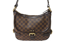 画像をギャラリービューアに読み込む, LOUIS VUITTON ルイヴィトン ハイバリー ワンショルダーバッグ N51200 ダミエ キャンバス ブラウン ゴールド金具 廃盤 美品 中古 66617