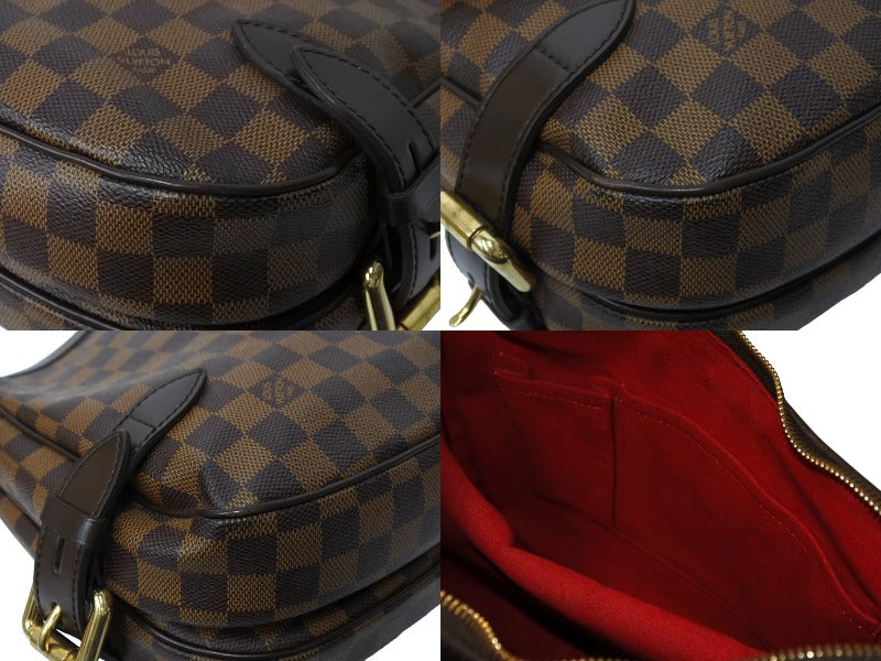 LOUIS VUITTON ルイヴィトン ハイバリー ワンショルダーバッグ N51200 ダミエ キャンバス ブラウン ゴールド金具 廃盤 美品 中古  66617 – Casanova Vintage