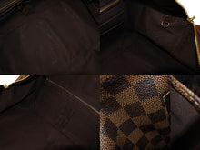 画像をギャラリービューアに読み込む, LouisVuitton ルイヴィトン ウィークエンダーGM ボストンバッグ N41139 ダミエキャンバス ブラウン ゴールド金具 美品 中古 66619