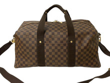 画像をギャラリービューアに読み込む, LouisVuitton ルイヴィトン ウィークエンダーGM ボストンバッグ N41139 ダミエキャンバス ブラウン ゴールド金具 美品 中古 66619