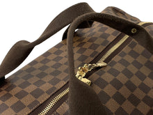 画像をギャラリービューアに読み込む, LouisVuitton ルイヴィトン ウィークエンダーGM ボストンバッグ N41139 ダミエキャンバス ブラウン ゴールド金具 美品 中古 66619