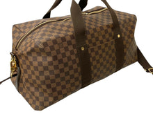 画像をギャラリービューアに読み込む, LouisVuitton ルイヴィトン ウィークエンダーGM ボストンバッグ N41139 ダミエキャンバス ブラウン ゴールド金具 美品 中古 66619