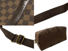 画像をギャラリービューアに読み込む, LouisVuitton ルイヴィトン ウィークエンダーGM ボストンバッグ N41139 ダミエキャンバス ブラウン ゴールド金具 美品 中古 66619