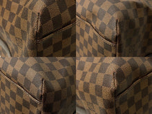 画像をギャラリービューアに読み込む, LouisVuitton ルイヴィトン ウィークエンダーGM ボストンバッグ N41139 ダミエキャンバス ブラウン ゴールド金具 美品 中古 66619