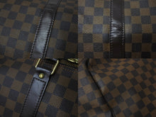 画像をギャラリービューアに読み込む, LOUIS VUITTON ルイヴィトン キーポル50 ボストンバッグ N41427 ダミエキャンバス レザー ブラウン 美品 中古 66620