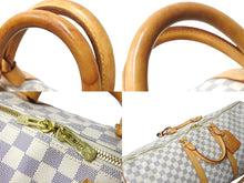 画像をギャラリービューアに読み込む, LOUIS VUITTON ルイヴィトン キーポル バンドリエール55 ボストンバッグ N41429 ダミエアズール キャンバス 良品 中古 66621