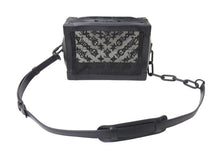 画像をギャラリービューアに読み込む, 極美品 LOUIS VUITTON ルイヴィトン ショルダーバッグ ソフトトランク M53964 メッシュ レザー ブラック 中古 66624