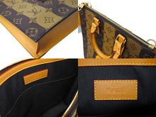 画像をギャラリービューアに読み込む, 新品同様 LOUIS VUITTON ルイヴィトン サックプラ メッセンジャー トートバッグ NIGO M45969 モノグラムストライプ ブラウン 中古 66626