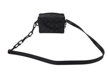 Load image into Gallery viewer, 極美品 LOUIS VUITTON ルイヴィトン モノグラム エクリプス ミニソフトトランク ショルダーバッグ M44735 ブラック 中古 66632