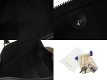 画像をギャラリービューアに読み込む, LOUIS VUITTON ルイヴィトン キーポル バンドリエール50 ボストンバッグ M43817 モノグラムスプリット ブラック シルバー 美品 中古 66634