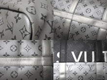 画像をギャラリービューアに読み込む, LOUIS VUITTON ルイヴィトン キーポル バンドリエール50 ボストンバッグ M43817 モノグラムスプリット ブラック シルバー 美品 中古 66634