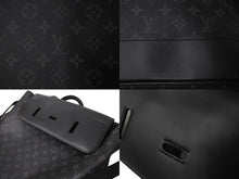 画像をギャラリービューアに読み込む, 極美品 LOUIS VUITTON ルイヴィトン 20SS モノグラムエクリプス スティーマーバックパック M44052 ブラック リュック ロゴ ヴァージル 美品 中古 66635
