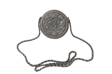 画像をギャラリービューアに読み込む, 極美品 CHANEL シャネル CCフィグリー チェーン ショルダーバッグ 26番台 グレー キャビアスキン シルバー金具 ココマーク ロゴ 中古 66637