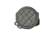 画像をギャラリービューアに読み込む, 極美品 CHANEL シャネル CCフィグリー チェーン ショルダーバッグ 26番台 グレー キャビアスキン シルバー金具 ココマーク ロゴ 中古 66637