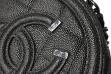 画像をギャラリービューアに読み込む, 極美品 CHANEL シャネル CCフィグリー チェーン ショルダーバッグ 26番台 グレー キャビアスキン シルバー金具 ココマーク ロゴ 中古 66637