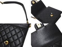 Load image into Gallery viewer, CHANEL シャネル チェーンショルダーバッグ AS0584 27番台 ココマーク フェイクパール ラムスキン キルティング ブラック 美品 中古 66639