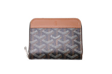 画像をギャラリービューアに読み込む, 新品未使用 GOYARD ゴヤール マティニョンPM ブラック ブラウン PVCコーティングレザー レザー ラウンドファスナー 66651