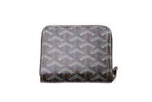 画像をギャラリービューアに読み込む, 新品未使用 GOYARD ゴヤール マティニョンPM ブラック ブラウン PVCコーティングレザー レザー ラウンドファスナー 66651