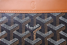画像をギャラリービューアに読み込む, 新品未使用 GOYARD ゴヤール マティニョンPM ブラック ブラウン PVCコーティングレザー レザー ラウンドファスナー 66651