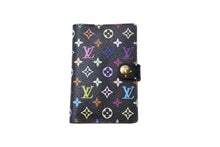 画像をギャラリービューアに読み込む, LOUIS VUITTON ルイヴィトン カルネ ドゥ バル アジェンダ ミニ マルチカラー 村上隆 M92652 手帳カバー カード 美品 中古 66653