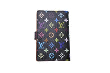 画像をギャラリービューアに読み込む, LOUIS VUITTON ルイヴィトン カルネ ドゥ バル アジェンダ ミニ マルチカラー 村上隆 M92652 手帳カバー カード 美品 中古 66653