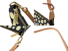 画像をギャラリービューアに読み込む, 極美品 LOUIS VUITTON ルイヴィトン 草間彌生 ヴェルニ M91427 ドットインフィニティ ポシェットアクセソワール ブラック ホワイト 中古 66655