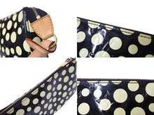 画像をギャラリービューアに読み込む, 極美品 LOUIS VUITTON ルイヴィトン 草間彌生 ヴェルニ M91427 ドットインフィニティ ポシェットアクセソワール ブラック ホワイト 中古 66655