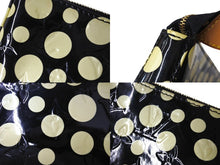 画像をギャラリービューアに読み込む, 極美品 LOUIS VUITTON ルイヴィトン 草間彌生 ヴェルニ M91427 ドットインフィニティ ポシェットアクセソワール ブラック ホワイト 中古 66655
