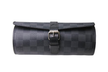 画像をギャラリービューアに読み込む, 極美品 LOUISVUITTON ルイヴィトン ダミエグラフィット エテュイ 3 モントル 腕時計ウォッチケース N41137 ブラック ロゴ 小物 中古 66656
