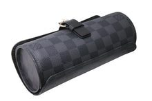 Load image into Gallery viewer, 極美品 LOUISVUITTON ルイヴィトン ダミエグラフィット エテュイ 3 モントル 腕時計ウォッチケース N41137 ブラック ロゴ 小物 中古 66656