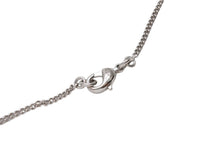 画像をギャラリービューアに読み込む, 極美品 CHANEL シャネル ココマーク ラインストーン ネックレス F12W シルバー メタル アクセサリー 5g 小物 ジュエリー ロゴ 中古 66658