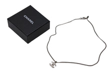 画像をギャラリービューアに読み込む, 極美品 CHANEL シャネル ココマーク ラインストーン ネックレス C11V シルバー メタル アクセサリー 小物 ジュエリー ロゴ 中古 66659