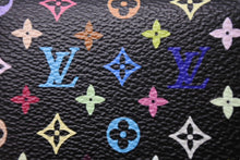 画像をギャラリービューアに読み込む, 極美品 LOUIS VUITTON ルイヴィトン ポルトモネ プラ コインケース M92656 モノグラム マルチカラー PVC レザー 中古 66661
