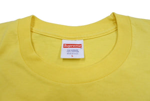 SUPREME シュプリーム 23SS Tonal Box Logo Tee 半袖Tシャツ USA製 コットン イエロー サイズL 美品 中古 66662