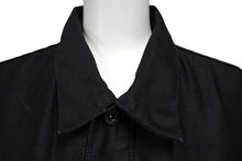 画像をギャラリービューアに読み込む, EVISU エビス デニムジャケット シーガルプリント 1507 JAPAN製 コットン ブラック サイズ46 美品 中古 66665