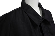 画像をギャラリービューアに読み込む, EVISU エビス デニムジャケット シーガルプリント 1507 JAPAN製 コットン ブラック サイズ46 美品 中古 66665