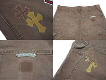 画像をギャラリービューアに読み込む, 極美品 CHROME HEARTS × SEX RECORDS クロムハーツ×セックスレコーズ カーペンターパンツ クロスパッチ サイズ31 中古 66679