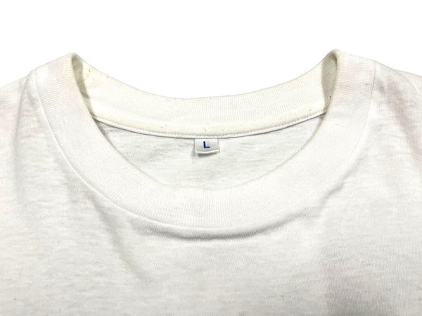 ヴィンテージ 竹野内豊 KODAK 5040 EPH 半袖Ｔシャツ サイズL シングルステッチ プリント ホワイト ブラック 美品 中古 66681
