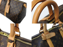 画像をギャラリービューアに読み込む, LOUIS VUITTON ルイヴィトン キーポル45 ボストンバッグ M41428 モノグラム ブラウン ゴールド金具 美品 中古 66684
