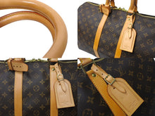 画像をギャラリービューアに読み込む, LOUIS VUITTON ルイヴィトン キーポル45 ボストンバッグ M41428 モノグラム ブラウン ゴールド金具 美品 中古 66684