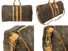 画像をギャラリービューアに読み込む, LOUIS VUITTON ルイヴィトン キーポルバンドリエール55 マイLVヘリテージ ボストンバッグ モノグラム M41414 美品 中古 66685