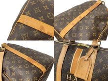 画像をギャラリービューアに読み込む, LOUIS VUITTON ルイヴィトン キーポルバンドリエール55 マイLVヘリテージ ボストンバッグ モノグラム M41414 美品 中古 66685
