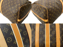 画像をギャラリービューアに読み込む, LOUIS VUITTON ルイヴィトン キーポルバンドリエール55 マイLVヘリテージ ボストンバッグ モノグラム M41414 美品 中古 66685