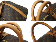 画像をギャラリービューアに読み込む, LOUIS VUITTON ルイヴィトン キーポルバンドリエール55 M41414 ボストンバッグ モノグラムキャンバス ブラウン 良品 中古 66686